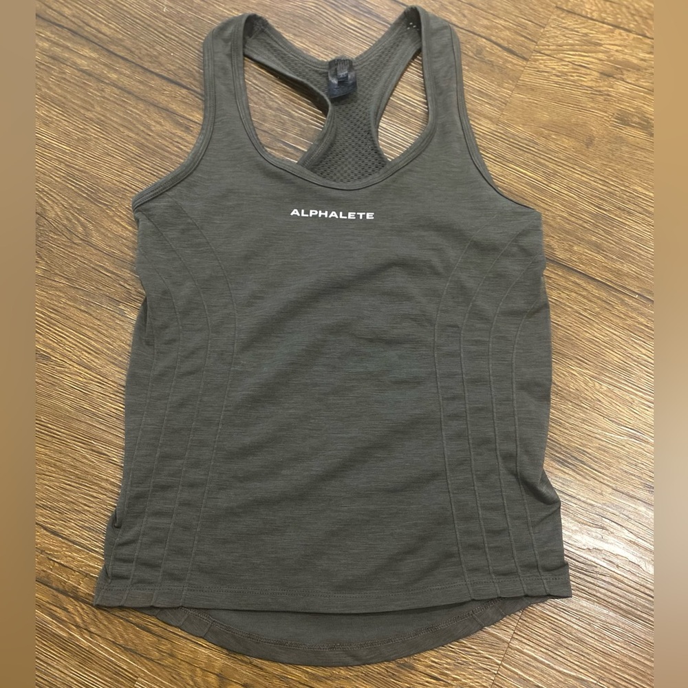 Green Alphalete Tank Top